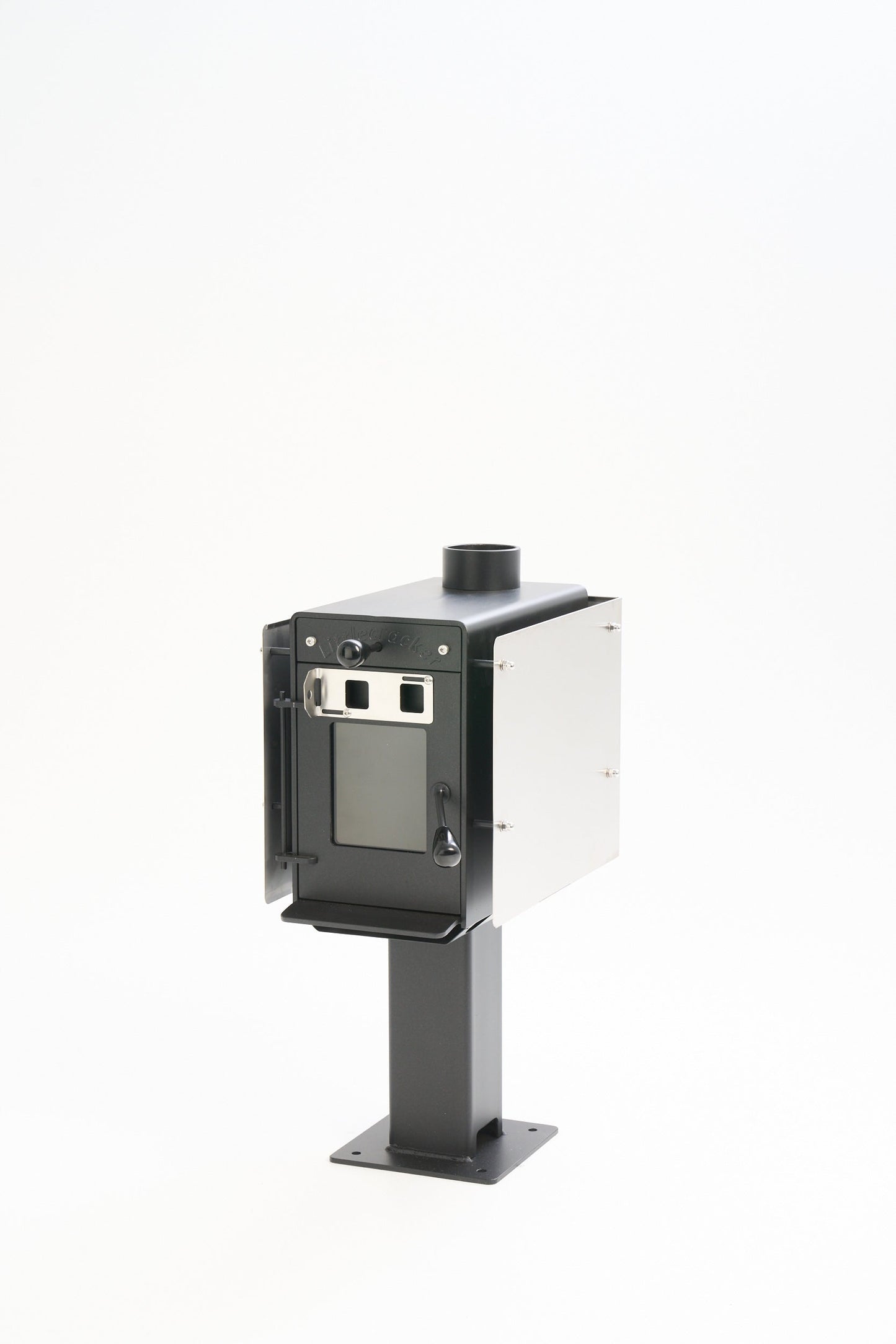 little cracker woody compact wood burner for motorhomes with 2m flue system