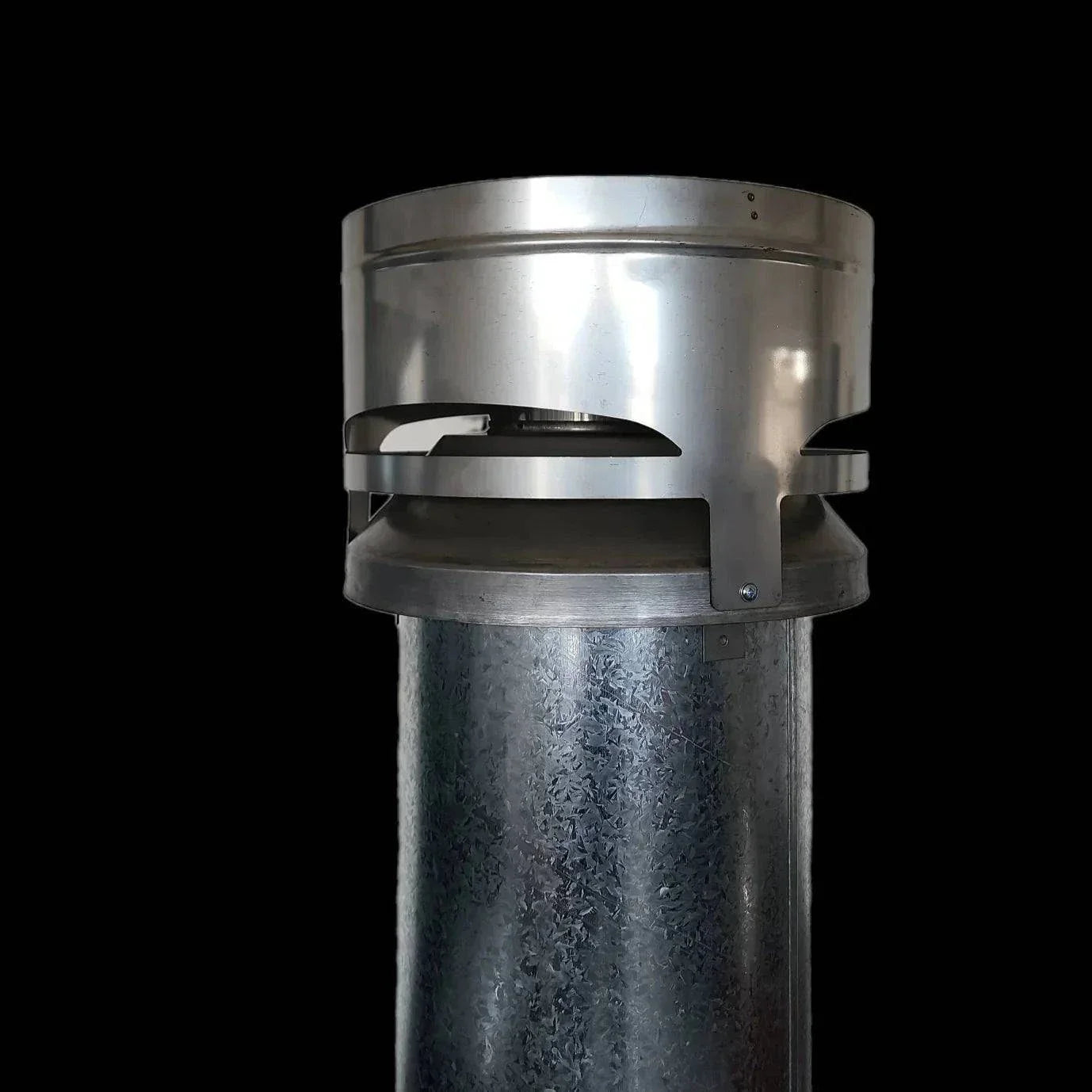 Woodsman Crusader Bird Resistant Cowl, stainless steel, model FL-14389, fits 150mm flue with 250mm casing.