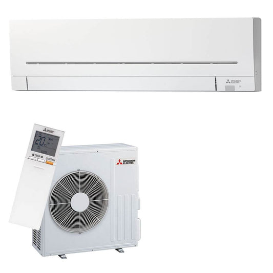 Mitsubishi MSZ-AP71VGD 8kw heat pump with remote control and outdoor unit.