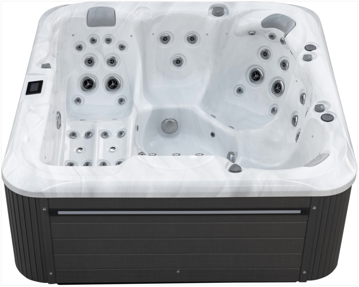 Sensation Paradise Pro 6 Person Spa Pool with advanced hydrotherapy and LED lighting.