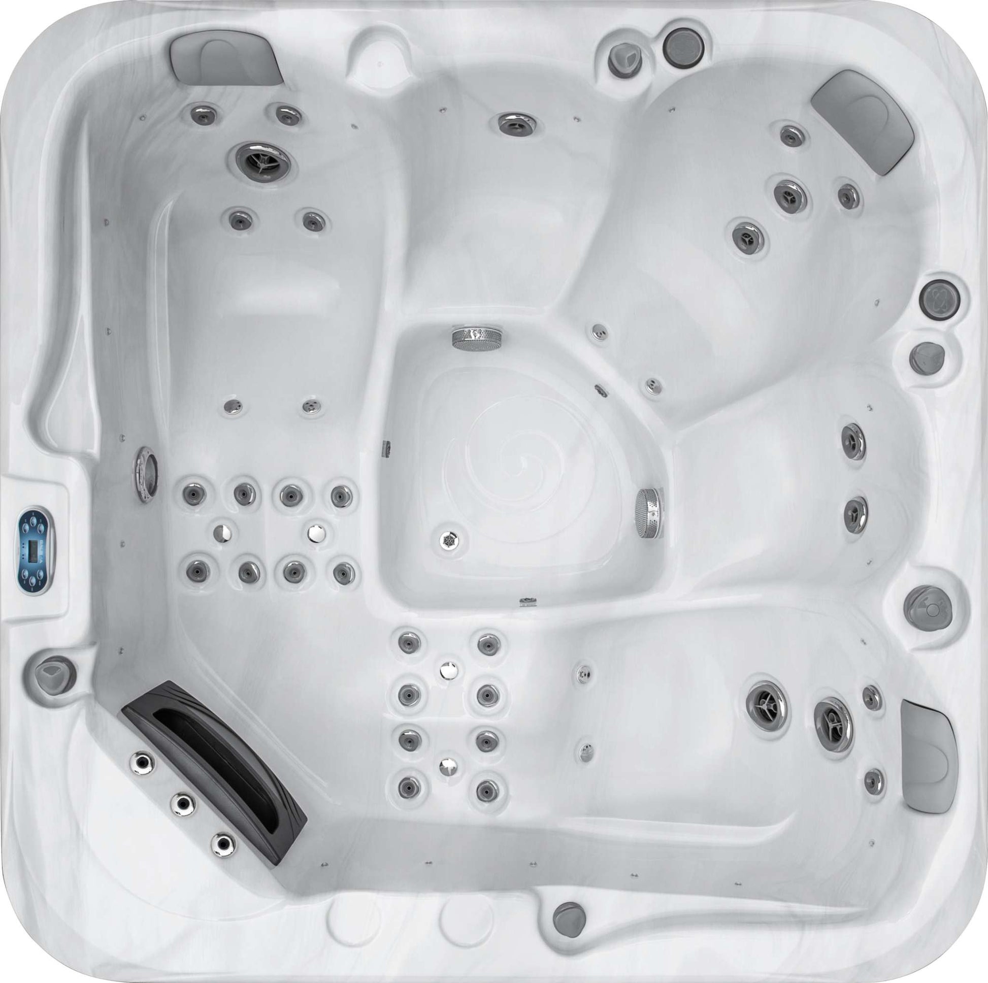 Sensation Retreat Spa Pool with advanced hydrotherapy jets and multiple seating options for outdoor relaxation and rejuvenation.