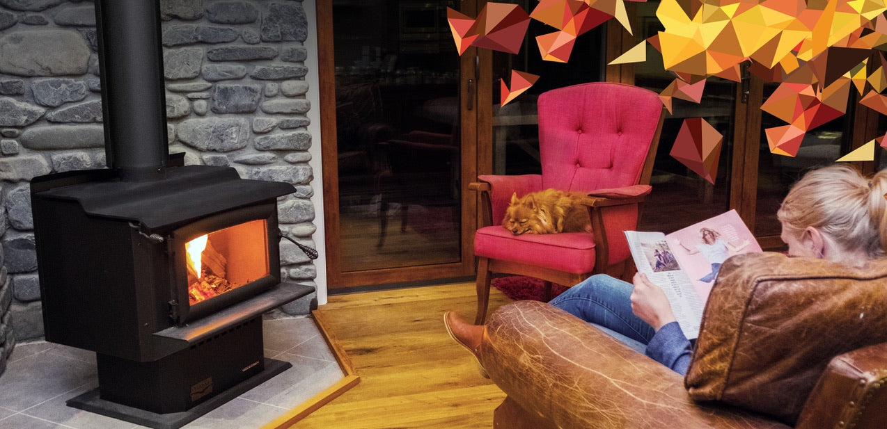 yourstore woodsman tarras fire burning in lounge