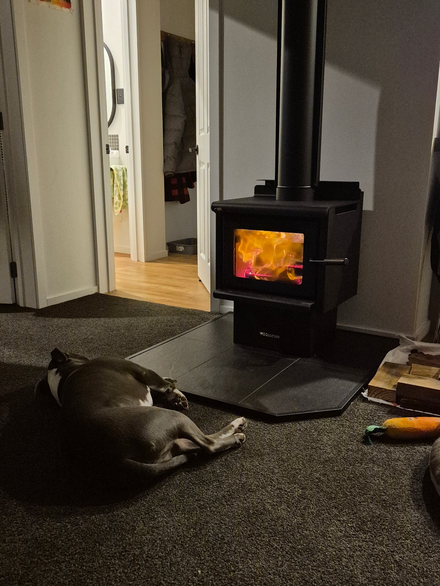 1000 deep x 900 wide Tiled Ash Production Hearth