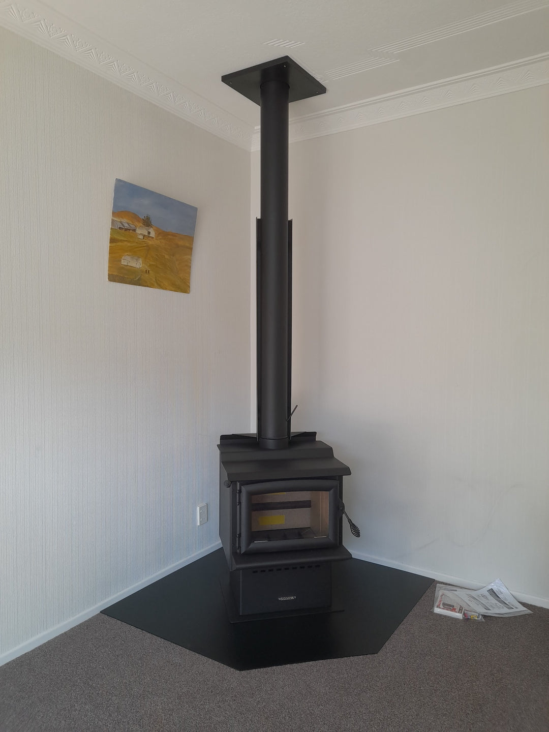 Woodsman Tasman MKII Low Emission Fire with 4.2m HeatSaver Flue | NZ Made - Clean Air Approved