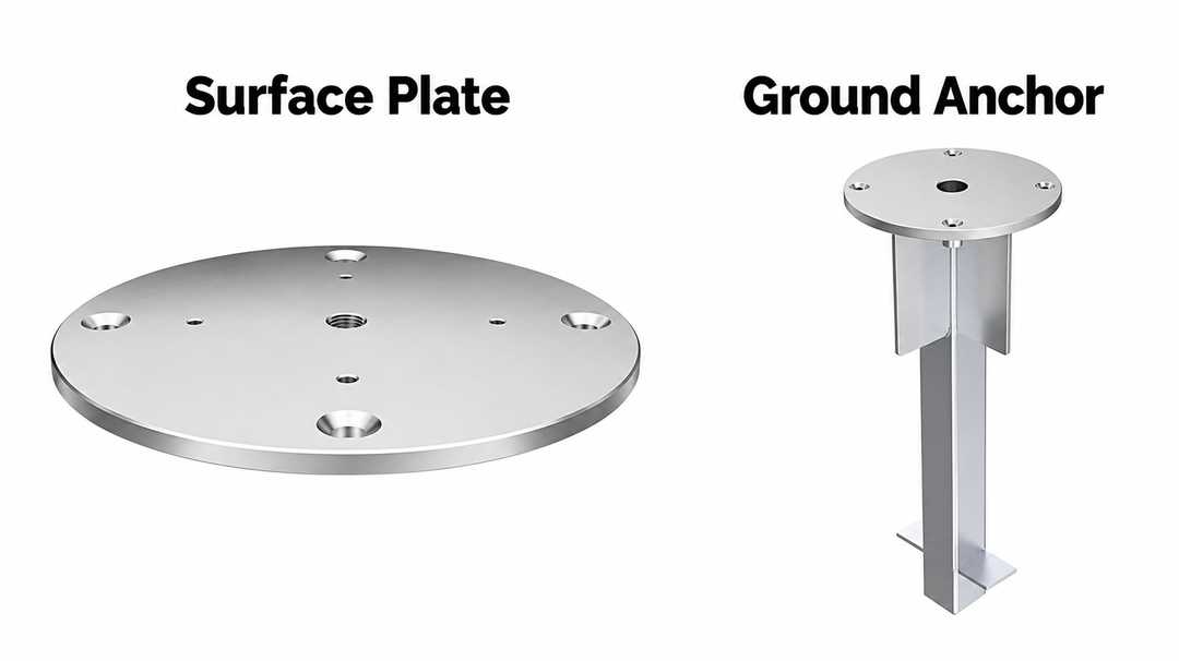 Shadowspec Serenity Cantilever Octagon Umbrella - Surface Plate or In-Ground