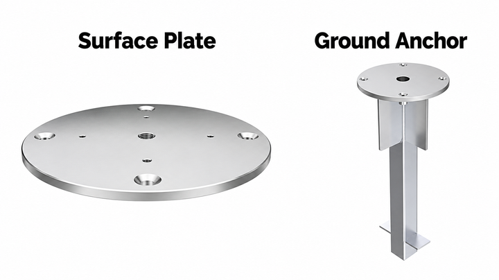 Shadowspec Serenity Cantilever Octagon Umbrella - Surface Plate or In-Ground