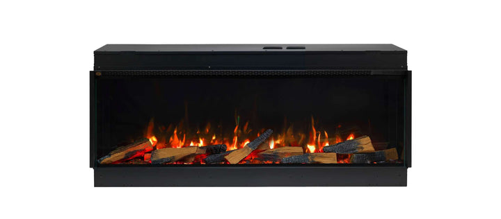 RINNAI ES 1300 Electric Fire with realistic glowing flames and customizable log layout.