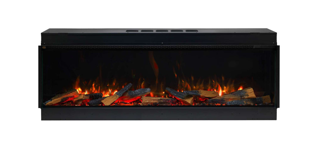 Rinnai ES 1500 Electric Fire with realistic flames and customizable LED lighting.