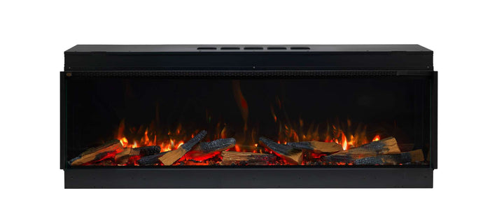 Rinnai ES 1500 Electric Fire with realistic flames and customizable LED lighting.