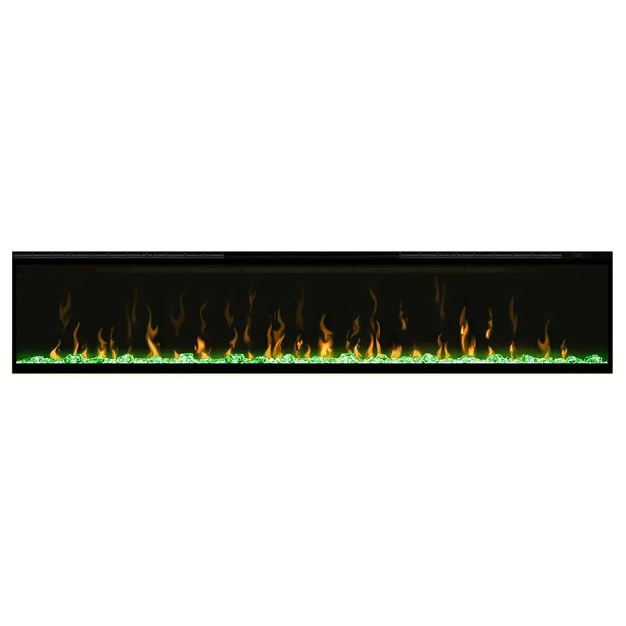 Real Flame Ignite XLF100 Linear Electric Fireplace with lifelike vivid flames and sleek design.