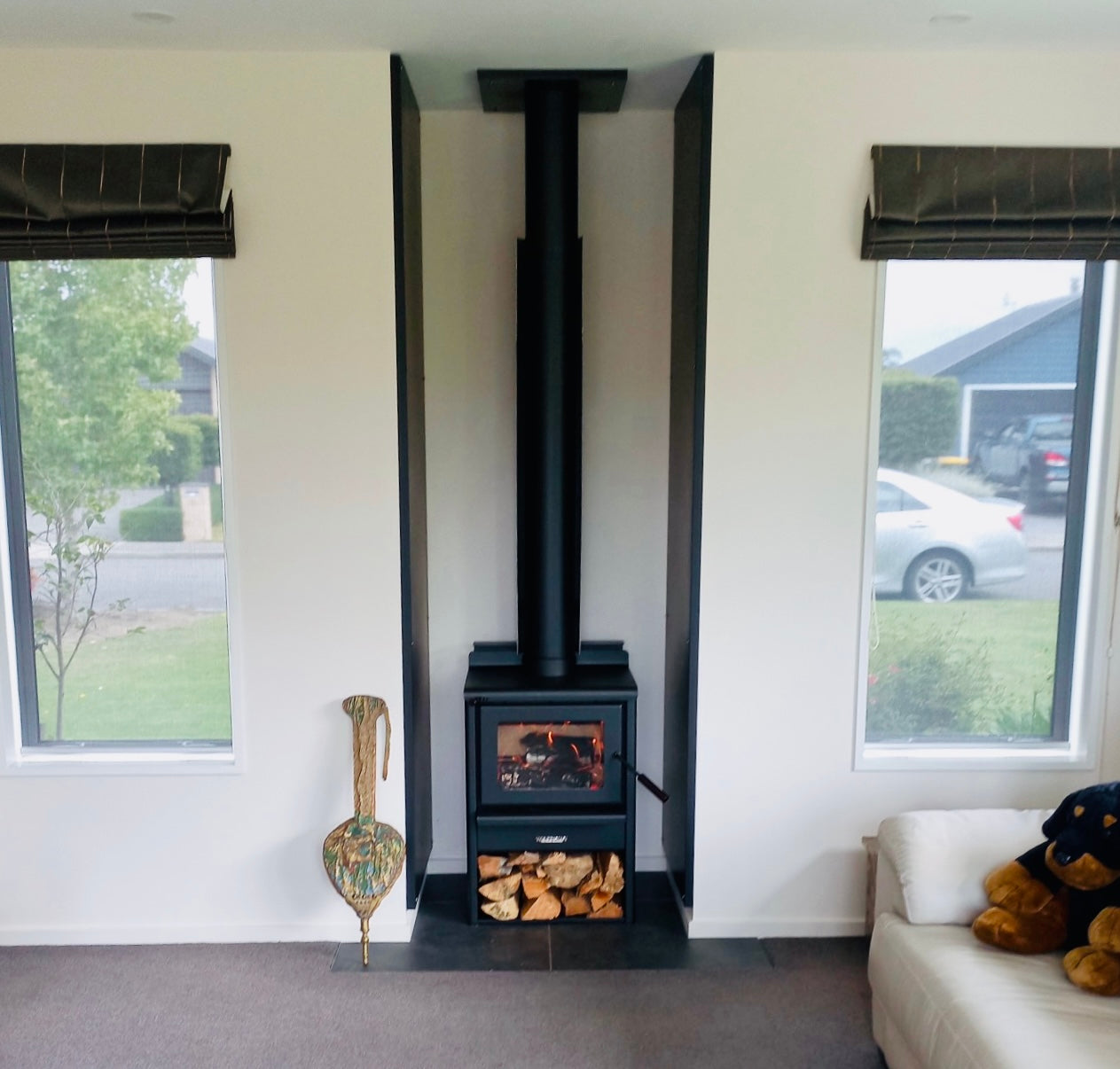 Kanaku Wood Box Fire – ULEB Wood Burner + HeatSaver Flue - NZ Made - Clean Air Approved