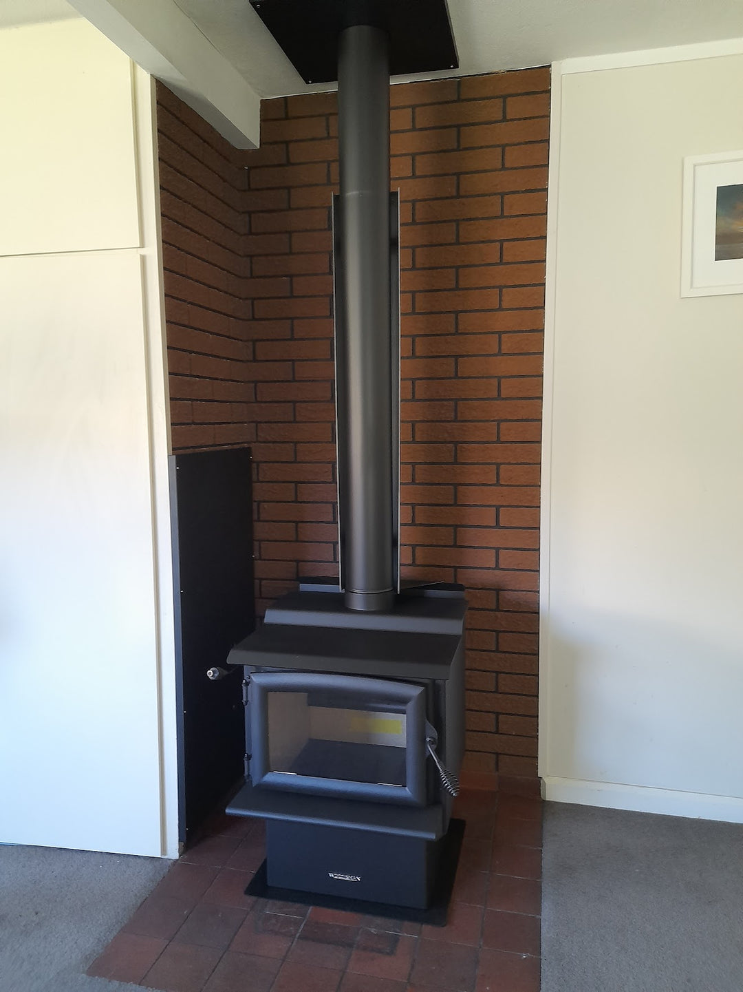 Woodsman Tasman MKII Low Emission Fire with 4.2m HeatSaver Flue | NZ Made - Clean Air Approved