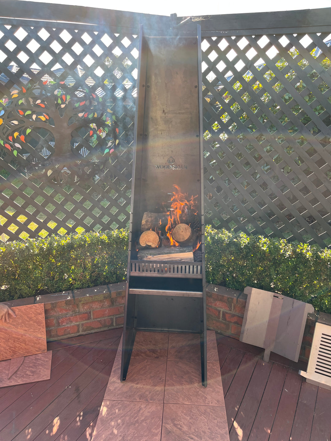 Woodsman Obelisk Outside Fireplace BBQ - MASSIVE SELL OUT