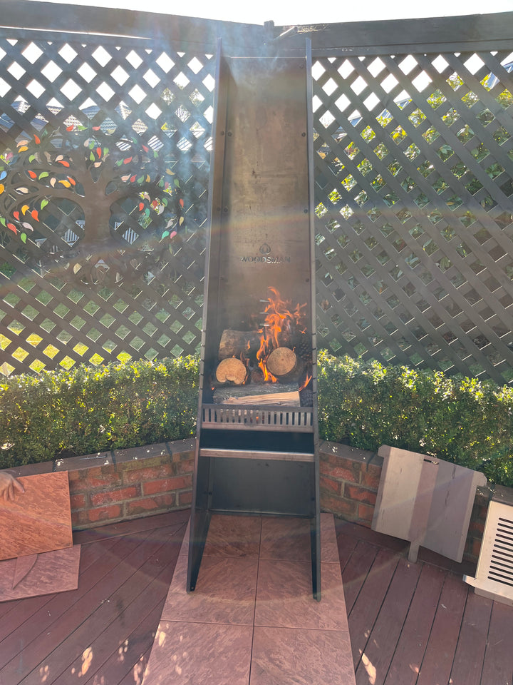 Woodsman Obelisk Outside Fireplace BBQ - MASSIVE SELL OUT