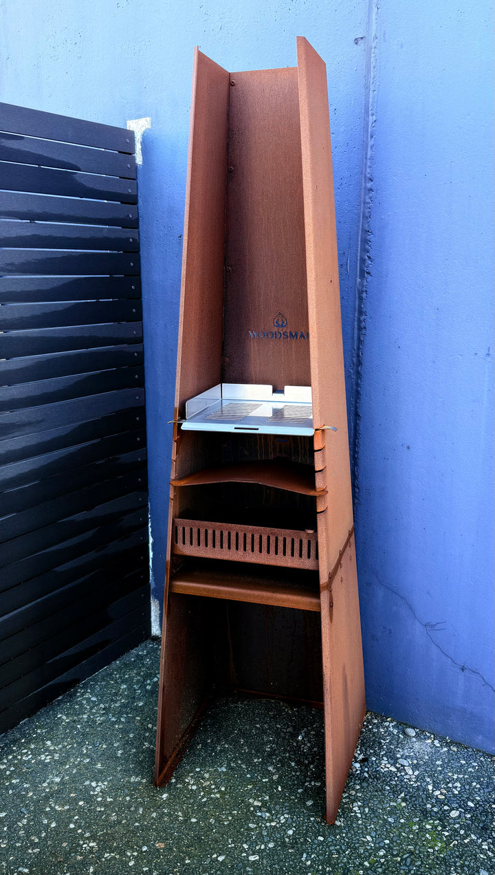 Woodsman Obelisk Outside Fireplace BBQ