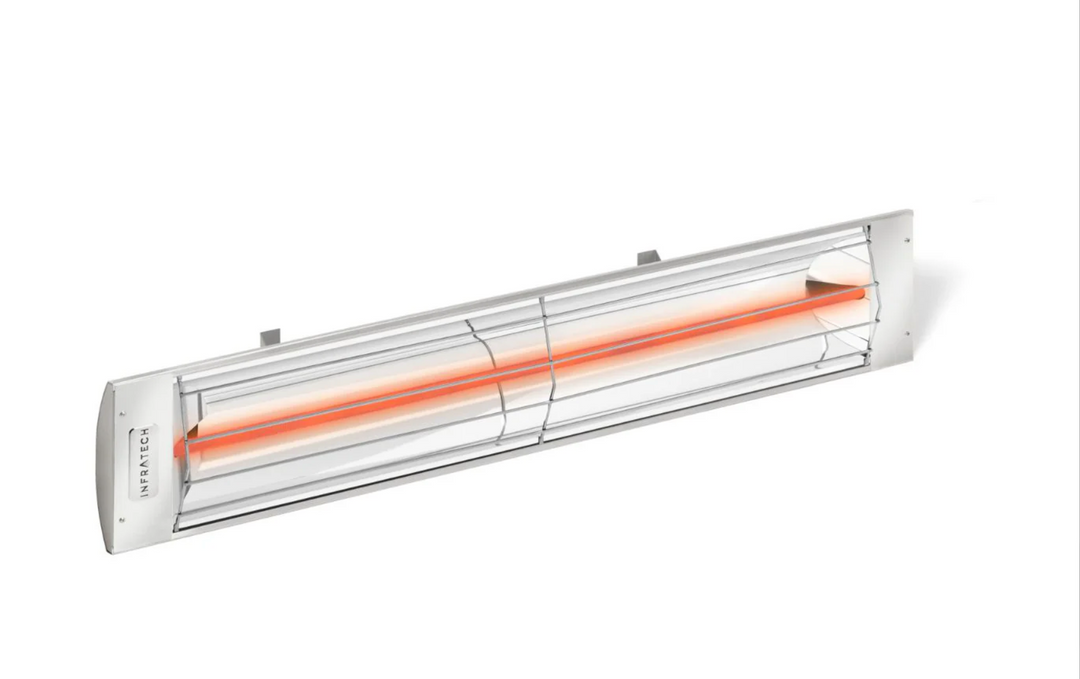 Infratech C2024 2kW Heater with sleek design and infrared heat for outdoor comfort.