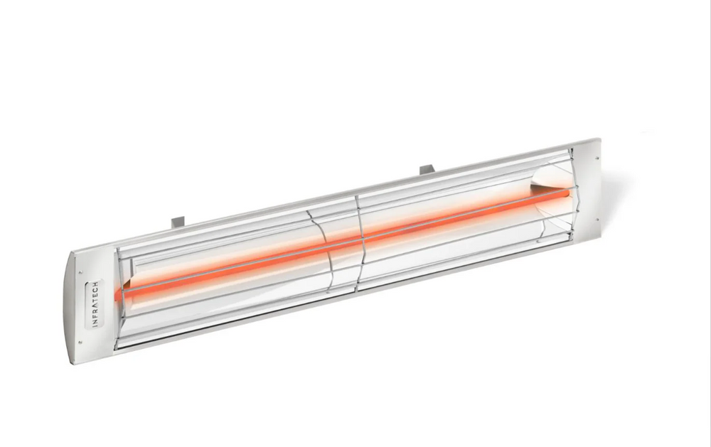 Infratech C2524 2.5kW Heater with sleek design and polished reflectors.