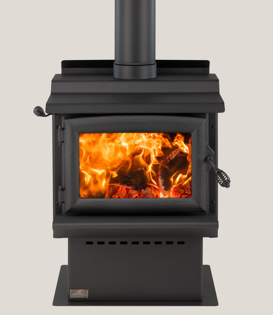 Woodsman Tasman MKII Fire and 4.2m Heatsaver flue sys