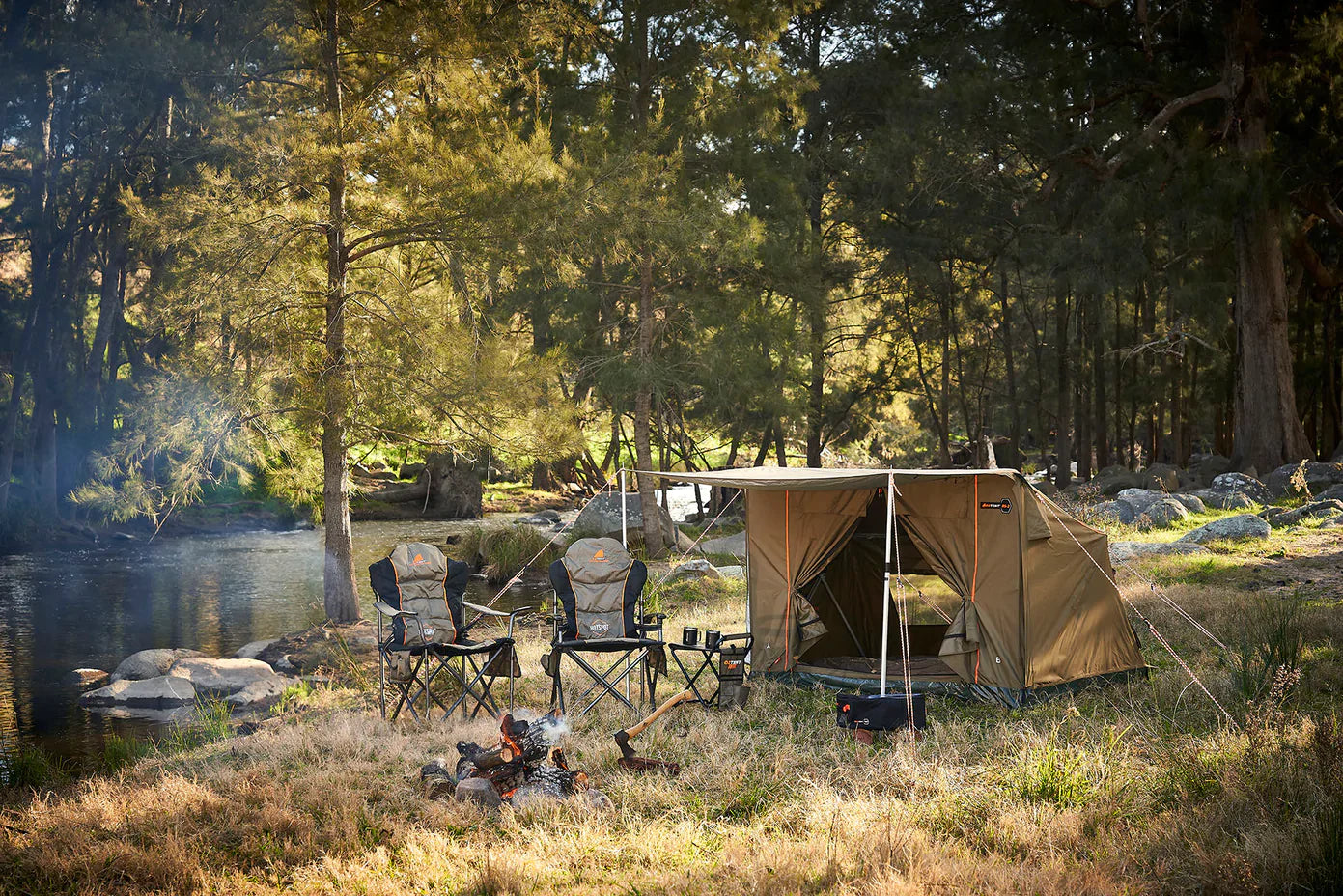 Oztent RS-2 Double Swag - One swag for two people. 30-Second setup. Built to last.