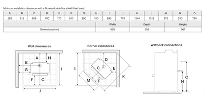 Metro RAD PLUS Incl 4.2m Freestanding Flue Sys