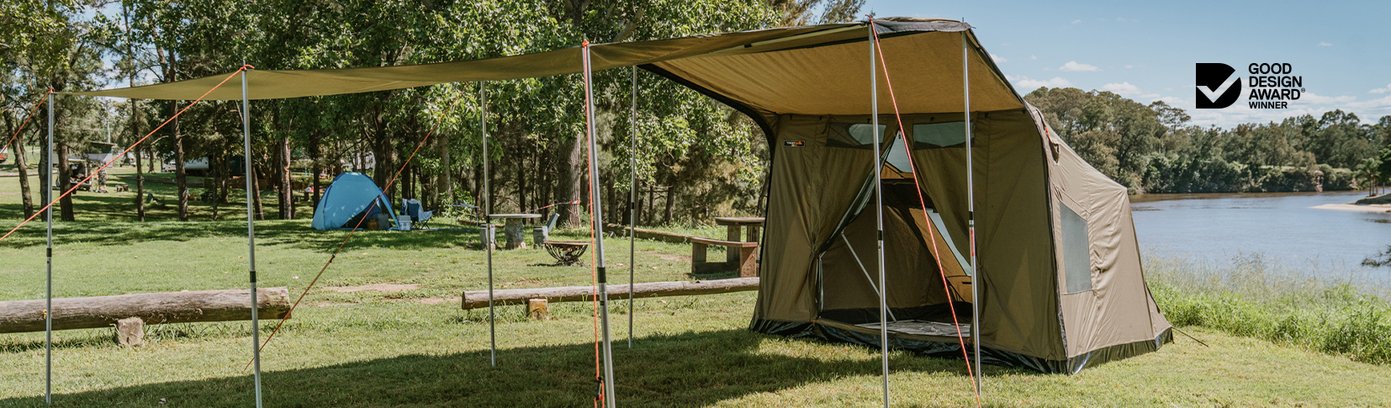 Oztent SV5 Max 3.5 x 2.5m with Zip In Tarp Extension