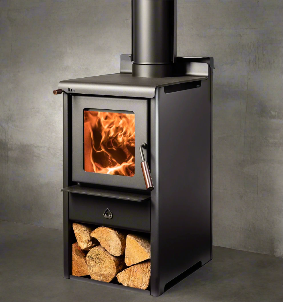log fire
