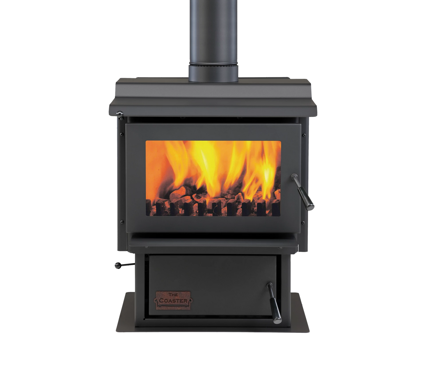 Woodsman Coaster Multi-Fuel Fire Incl 4.2m Heatsaver Flue System