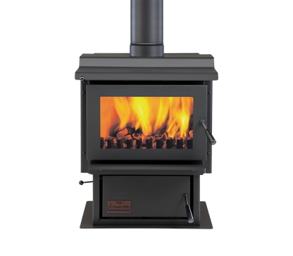 Woodsman Coaster Multi-Fuel Fire Incl 4.2m Heatsaver Flue System