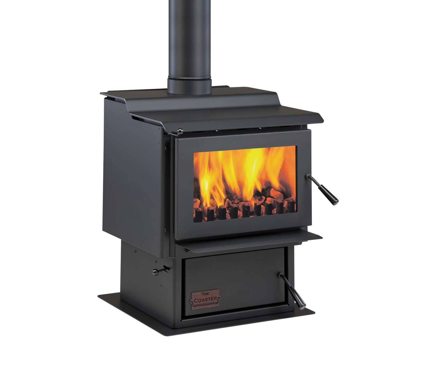 Woodsman Coaster Multi-Fuel Fire Incl 4.2m Heatsaver Flue System