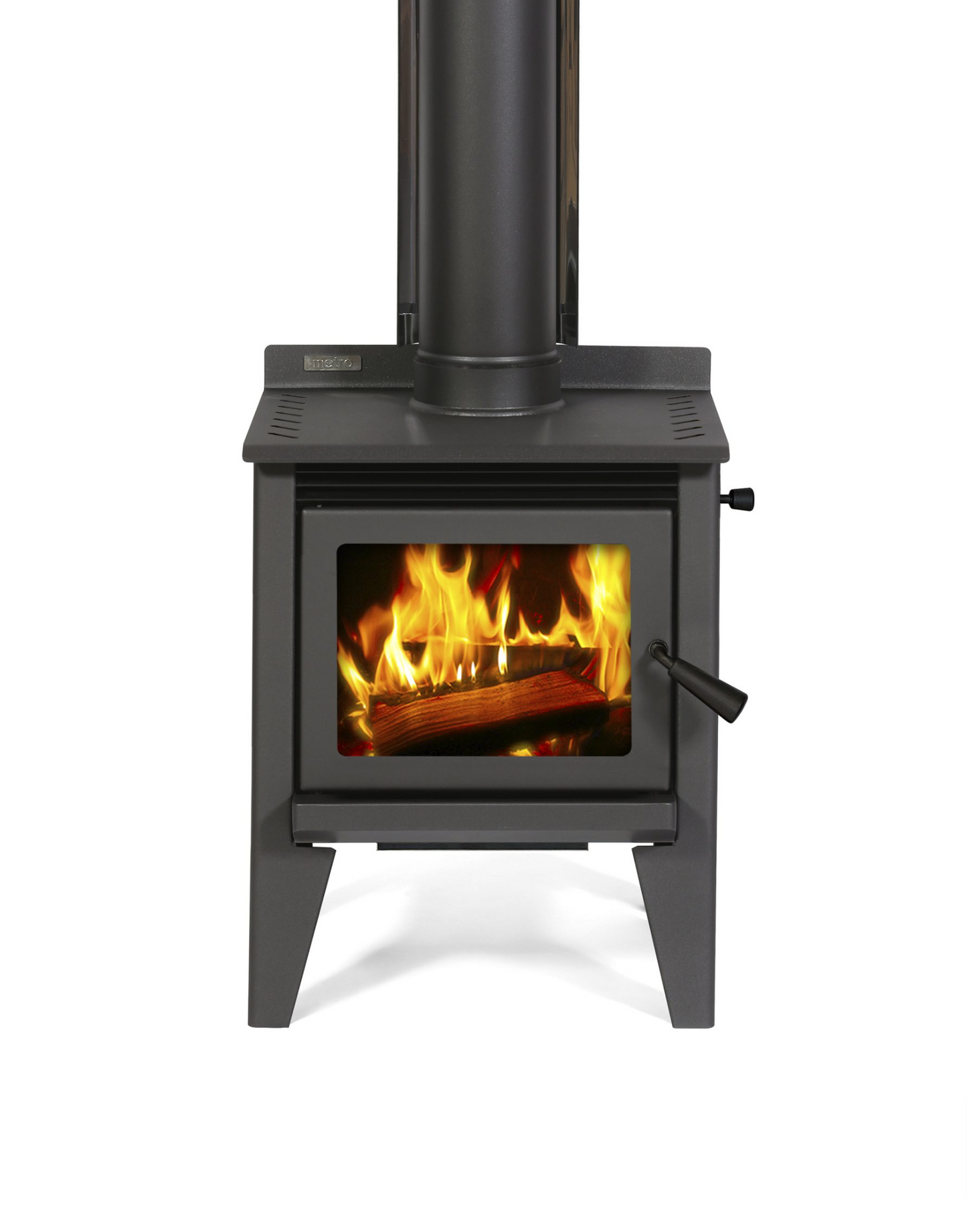 Metro Ultra Tiny Rad Incl 4.2m Freestanding Flue Sys