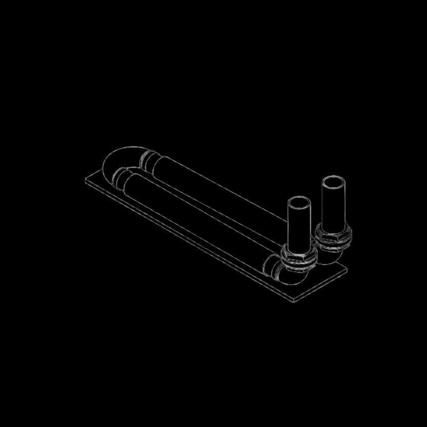 Woodsman Coaster - Stag and Strongman wetback component