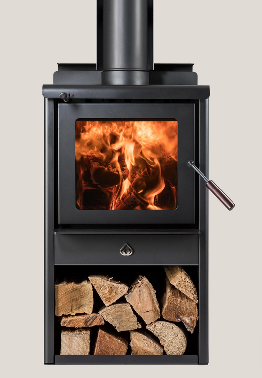 Woodsman Serene Petite (ULEB) and 4.2m Heatsaver Flue System