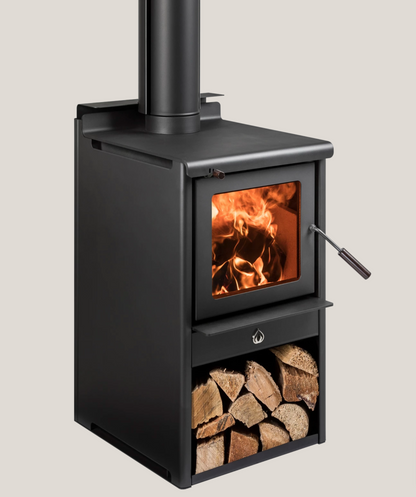 Woodsman Serene Petite (ULEB) and 4.2m Heatsaver Flue System