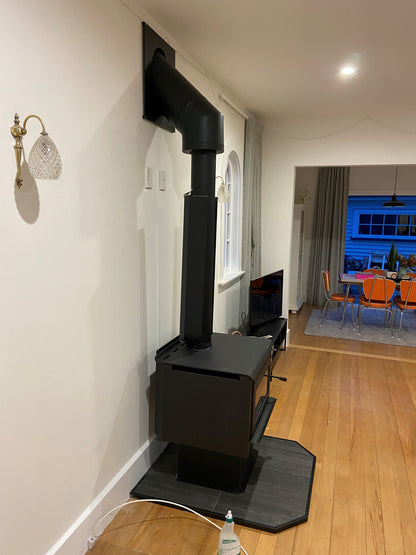 1000 deep x 900 wide Tiled Ash Production Hearth