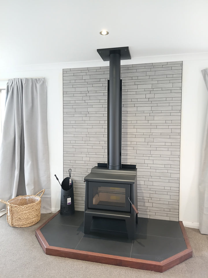 Woodsman Coleridge Rural Fire on Leg Base + HeatSaver Flue