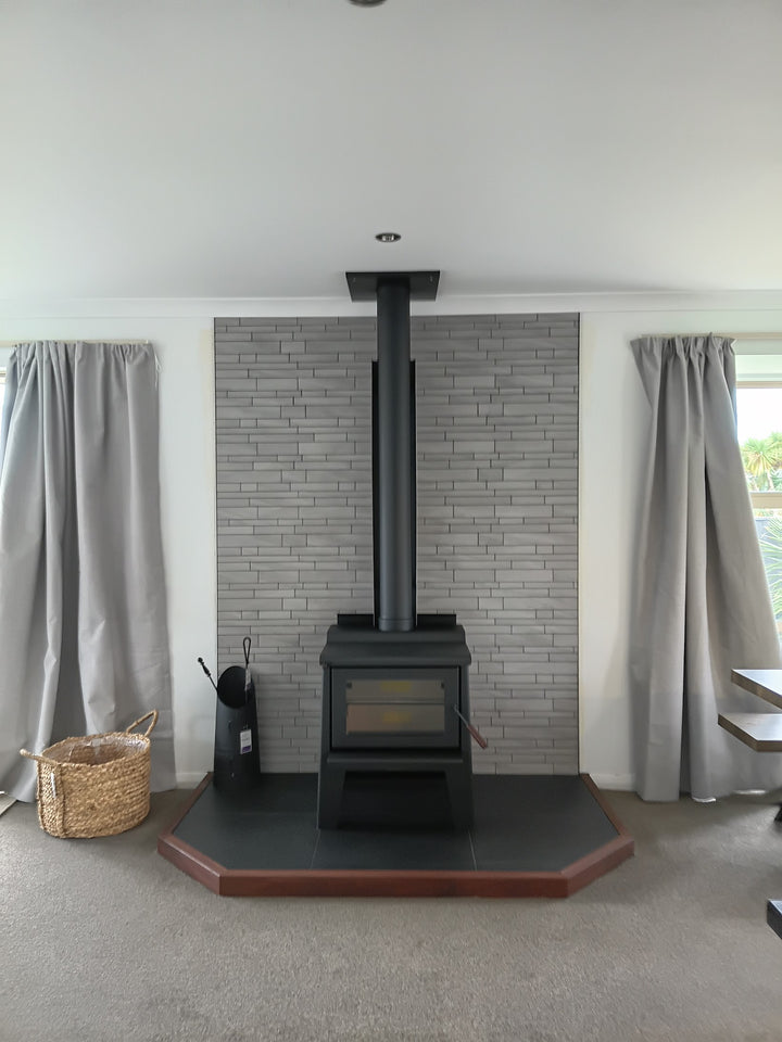 Woodsman Coleridge Rural Fire on Leg Base + HeatSaver Flue