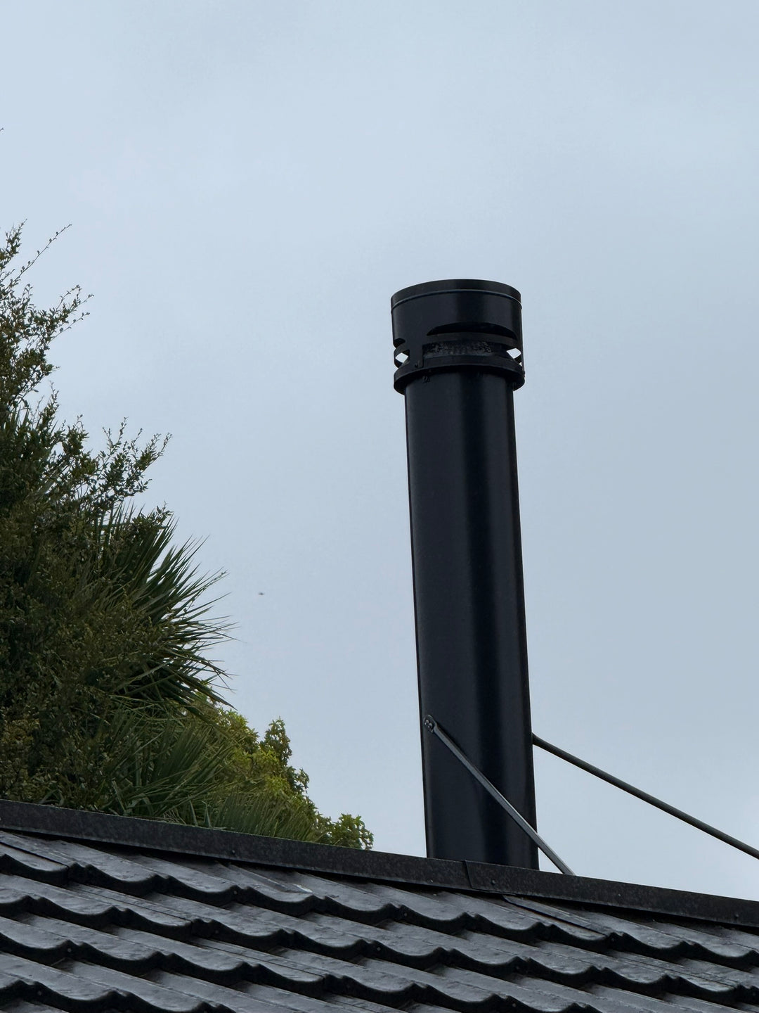 wood burner flue