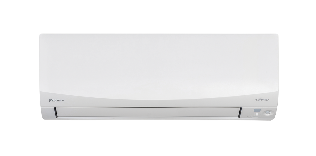 Daikin Cora FTXV50UVMA 6kW Heat Pump/Air Conditioner with sleek white finish.