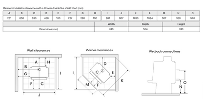 Metro LTD Xtreme Rad and 4.2m Freestanding Flue Sys