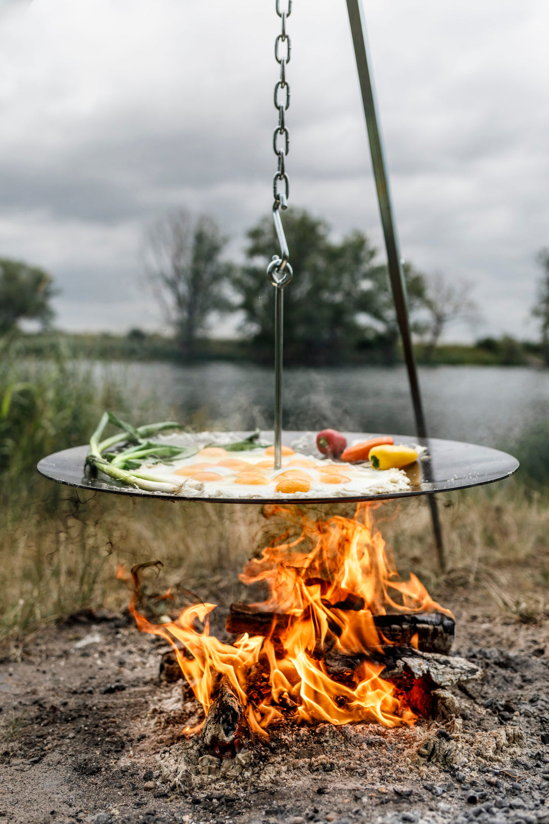 Petromax Hanging Fire Bowl for Cooking Tripod