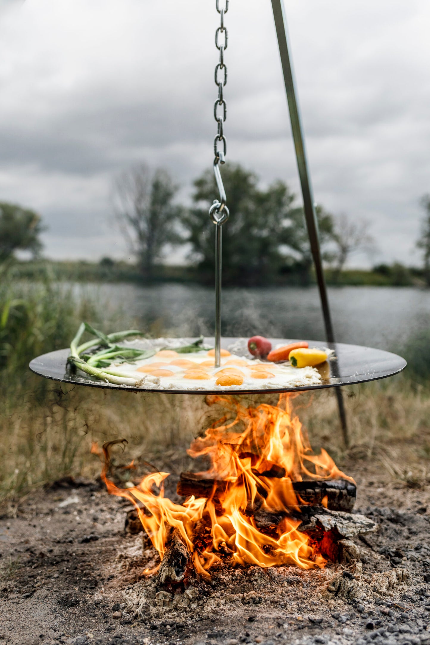 Petromax Hanging Fire Bowl for Cooking Tripod