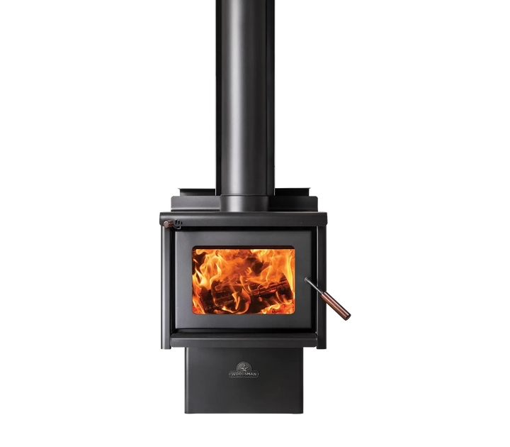 Woodsman Kanaku Pedestal Base ULEB + HeatSaver Flue