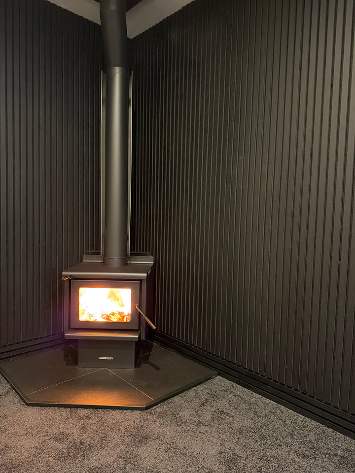 Woodsman Kanaku ULEB + 4.2m HeatSaver Flue - NZ Made - Clean Air Approved