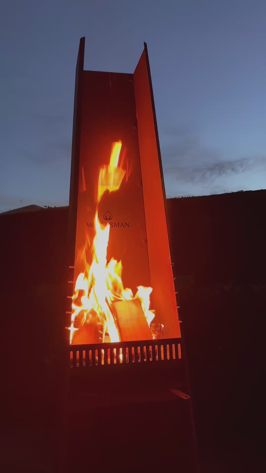 Woodsman Obelisk Outside Fireplace BBQ