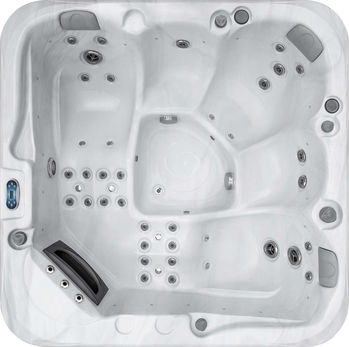 Sensation Retreat Spa Pool with advanced hydrotherapy jets and multiple seating options for outdoor relaxation and rejuvenation.