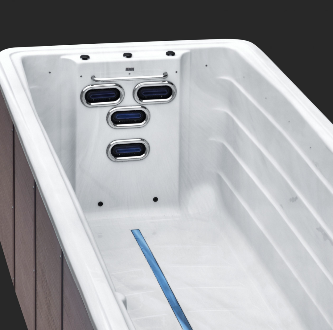 Sensation Delirium IV Pro 7.5m Swim Spa with powerful swim jets and spacious design.