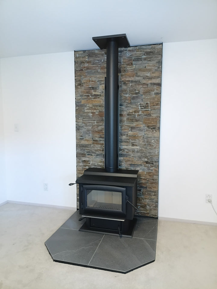 Woodsman Strongman Multi-Fuel Rural Fire + HeatSaver Flue