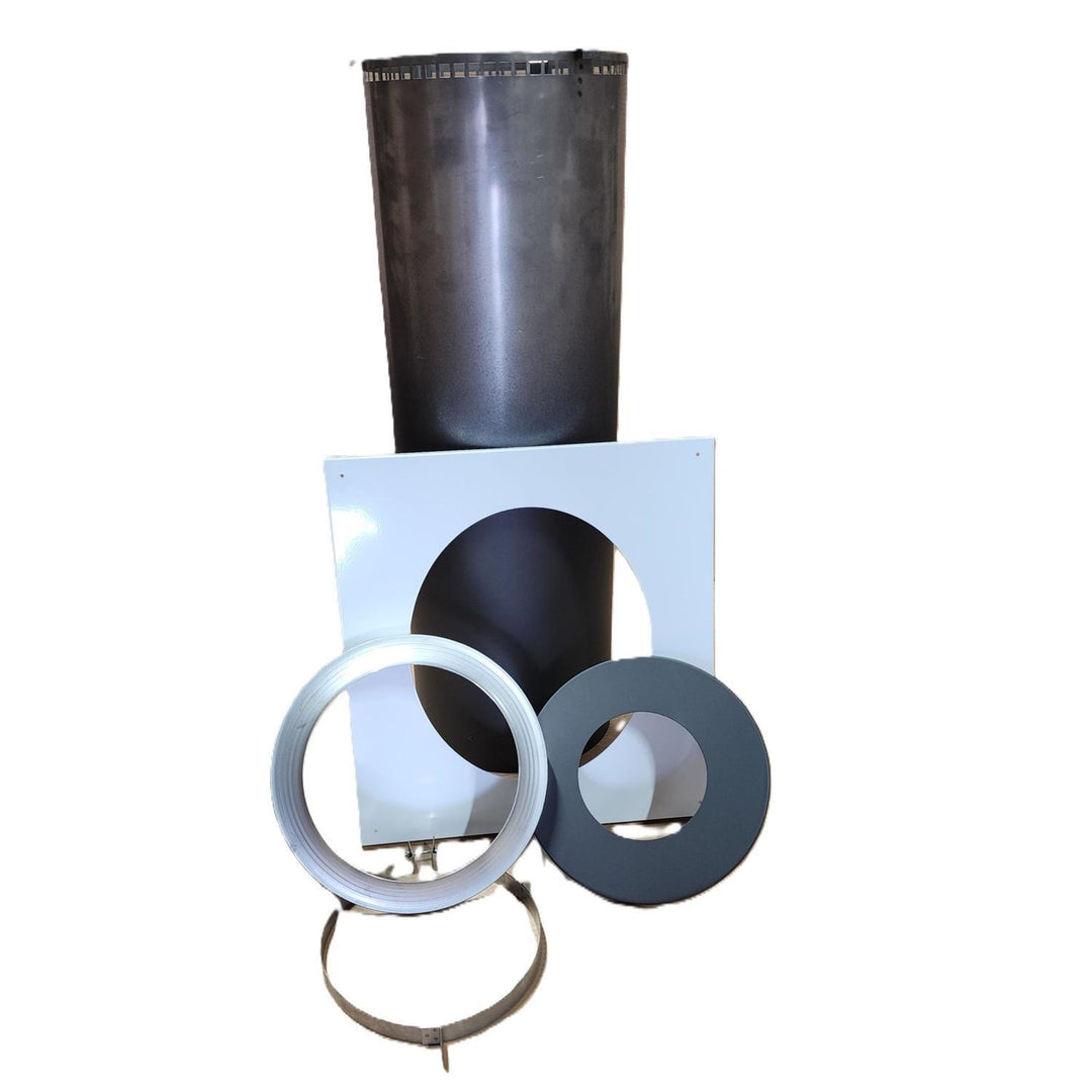 12119 HEATSAVER SLOPING CEILING KIT PEWTER - 150 DIA - 30°