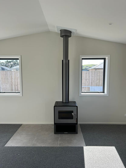 fireplace logburner woodsman flare