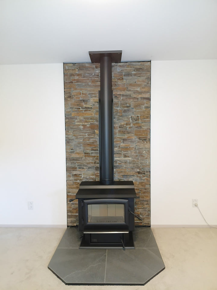Woodsman Strongman Multi-Fuel Rural Fire + HeatSaver Flue
